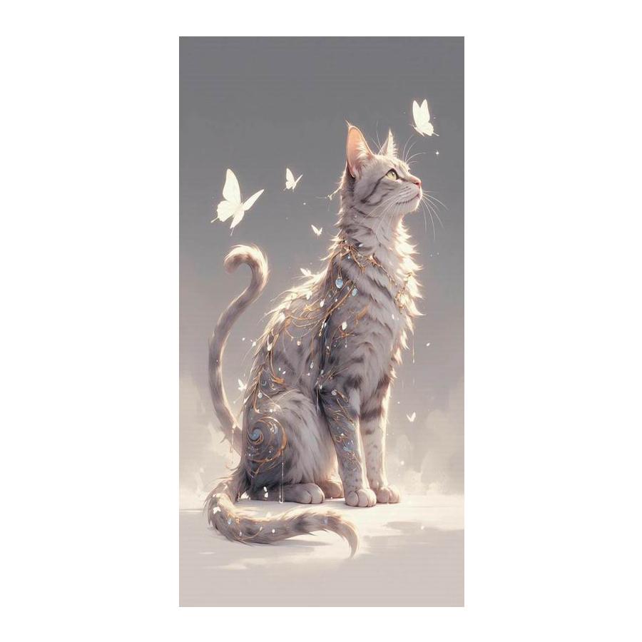 Colorful Cats Large Size Diamond Painting New Collection Animals Diy Full Square Round Drill Rhinestone Embroidery Mosaic Cross Stitch Kits