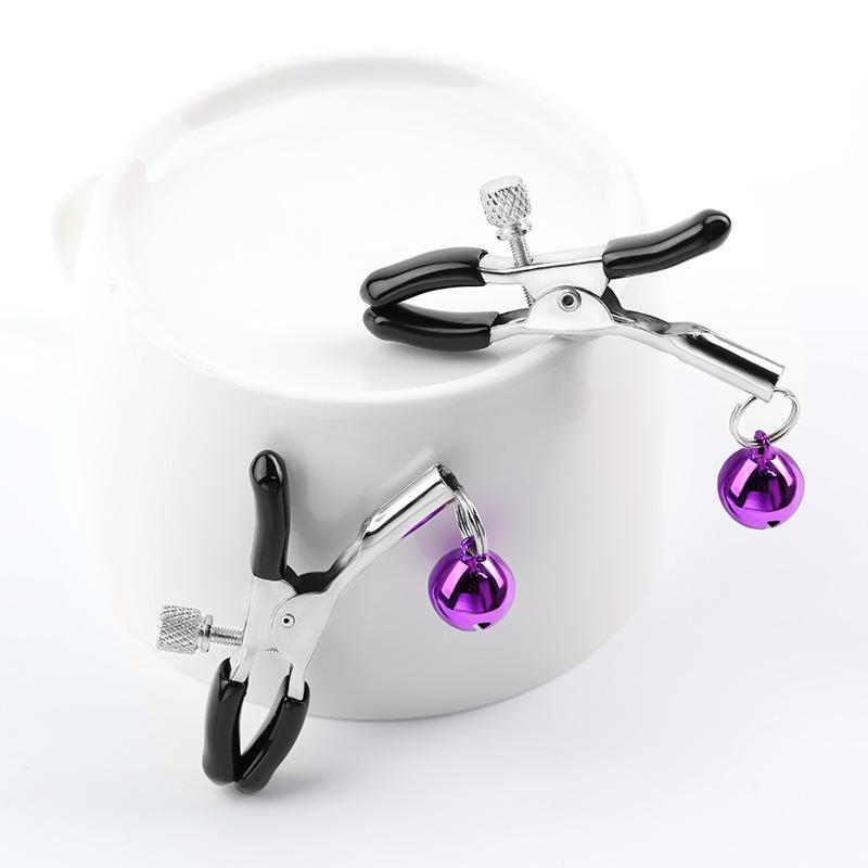 Miji Bell Nipple Clamps - Adult Toys for Couples (192 pcs/box)