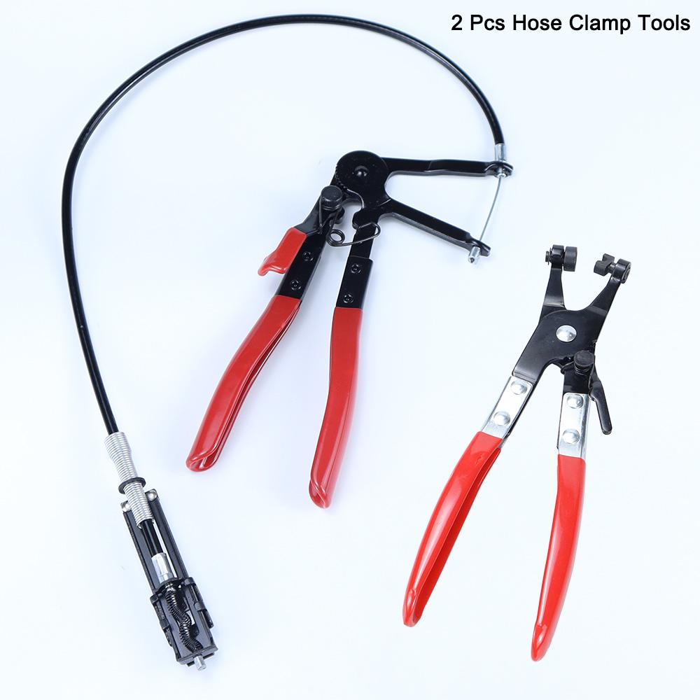 Hose Clamp Pliers Spring Clamp Pliers Long Reach Wire Spring Hose Clamp Pliers Tool Car Fuel Oil Hose Coolant Radiator Heater