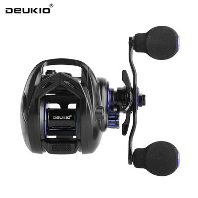 DEUKIO Nauja jaukų žvejybos ritės magnetinio stabdymo sistema 6.3:1 pavaros santykis 5+1 rutulinis guolis 8 kg maksimalaus pasipriešinimo anglies medžiagos žvejybos ritė