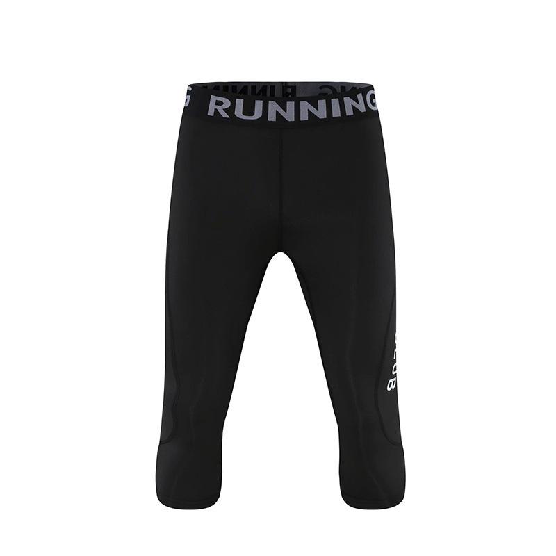 Men s Quick-Dry 7/8 Fitness Tights Sports Base Layer Small