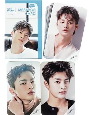 SEO In Guk SEO INGUK Seo In Guk Sada 30 karet s fotkami a vzkazem (záložky, štítky)]