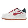 Li Ning Future C1 Synthetic Leather Non-Slip Wear-Resistant Low-Top Skate Shoes Women sneaker White Red Green AGCT028-11