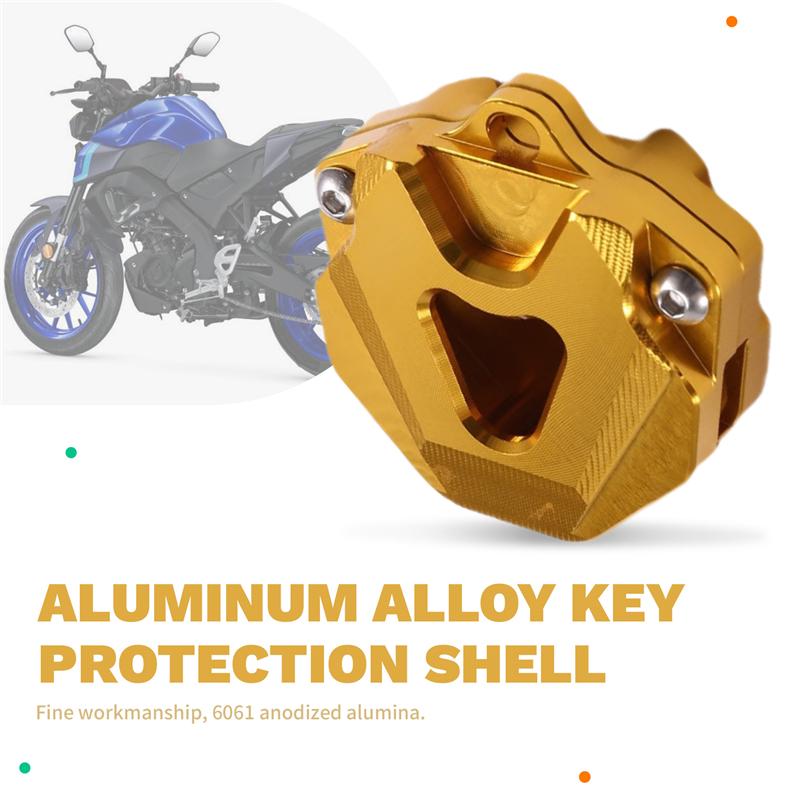 A58X-For MT03 07 09 10 25 125 Motorcycle Key Cover Case Shell CNC Aluminum Accessories