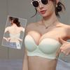 Push Up Strapless Bra for Women Sexy Underwear Wireless Bralette Thick Cup Brassiere Cross Beauty Back Bras Ladies Lingerie