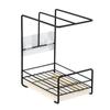Easy Clean Tabletop Storage Rack Punch Free Drainer Shelf Durable Bathroom Shelf