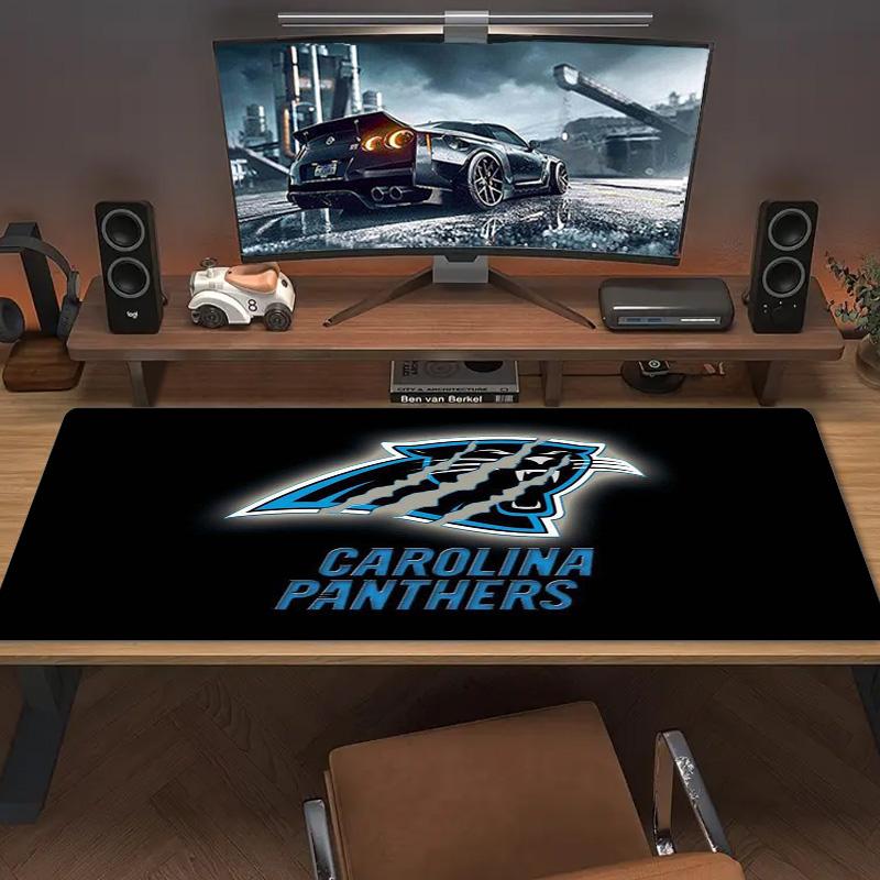 Carolina Panthers Color Mouse Pad Large Gaming Table Cushion Non-slip Laptop Tablet Big Mousepad XXL Mat Mini PC Playmat With Lock edge