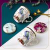 Luxury Bone China Phoenix Coffee Cup Cute Animal Milk Mug Water Drinkware for Home