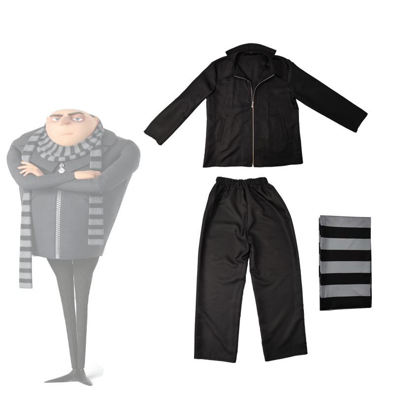 Despicable Me Gru Victor Minion Cosplay Costume for Halloween & Stage Performance 2XL