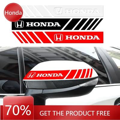 FIT Auto Nuova Honda 2pz Striscia Racing in PVC per Auto Adesivi Specchietto Retrovisore Per Honda Civic Accord CRV HRV Fit Jazz City Odys