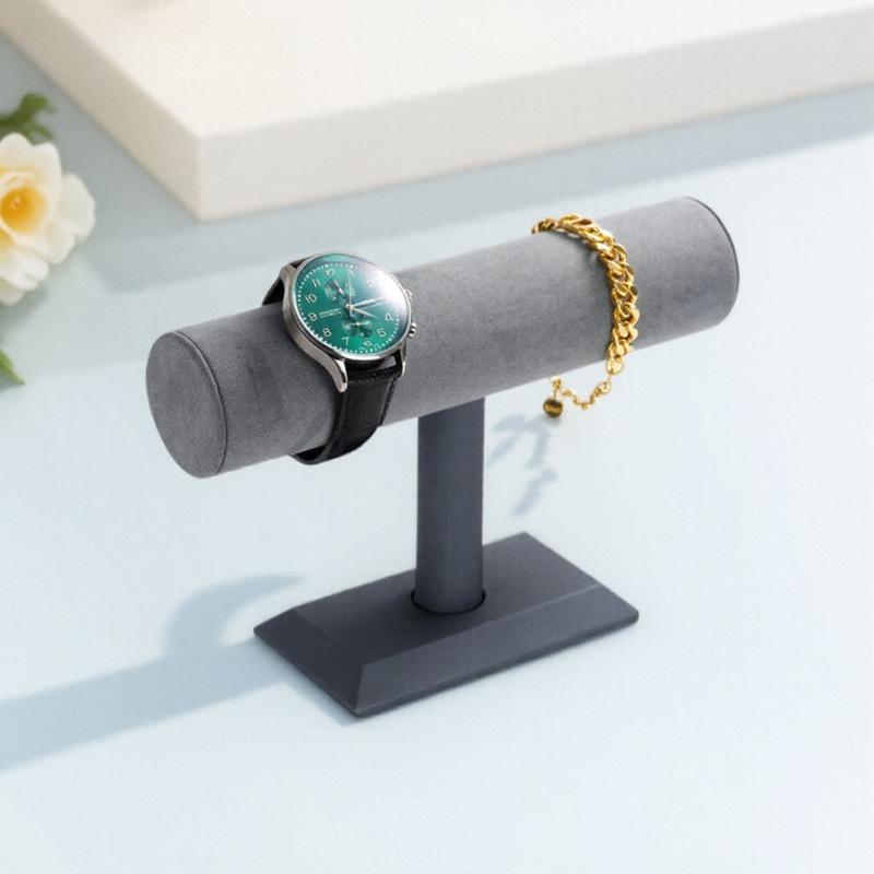 PU-Leder Uhren-Displayständer Luxus-Armbanduhr & Armbandhalter Schmuck-Organizer für Boutique-Theke