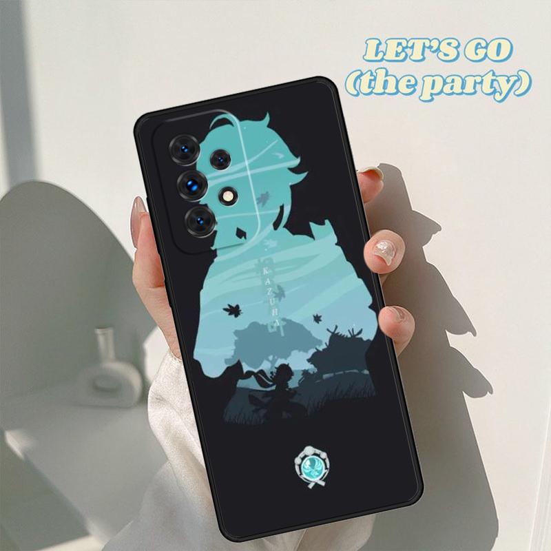 Genshin Impact phone case For Samsung Galaxy A42 A31 A40 A51 A71 A32 A80 A91 A52 A72 A73 A20e A21S A50 A70 A11 A12 Cover