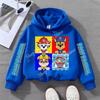 Paw Patrols Sweatshirt Chase Skye Anime Cartoon Print Cotton Fashion Casual Sports Thin Tops Spring Autumn Kids Clothes Gifts