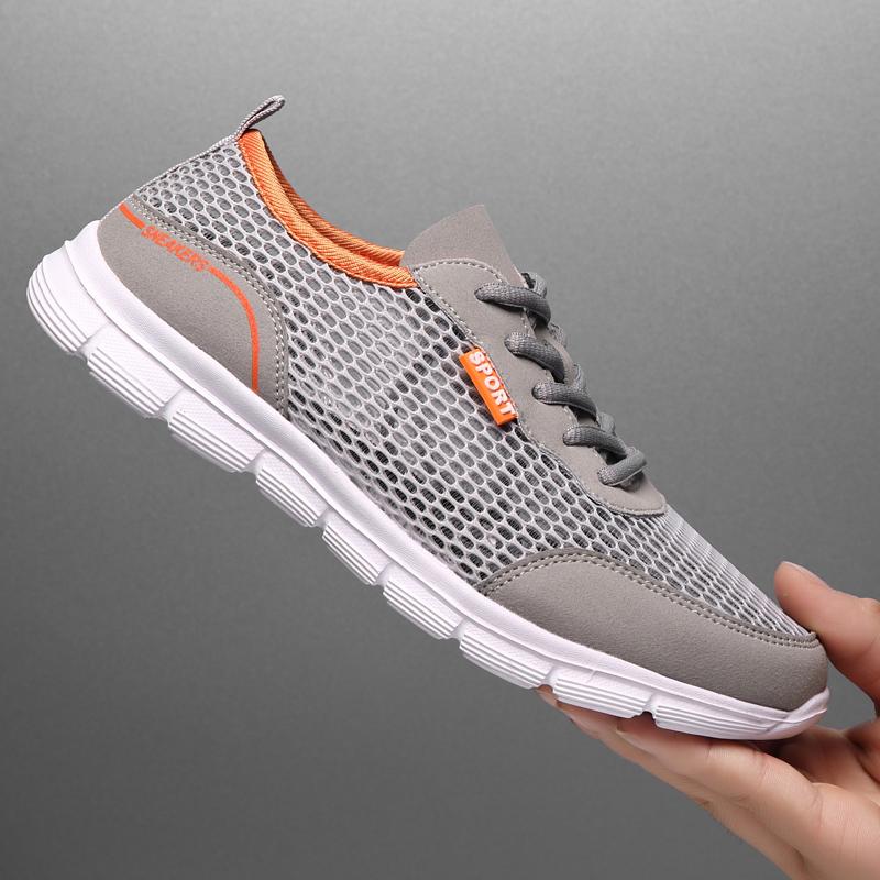 Trend Men Shoes Autumn Soft Loafers Lazy Shoes Lightweight Cheap Mesh Casual Shoes Men Sneakers Tenis Masculino Zapatillas 38-48
