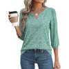 Women's 3/4 Sleeve Shirts Graphic Tees Shirts Casual Basic Tops Pullovers