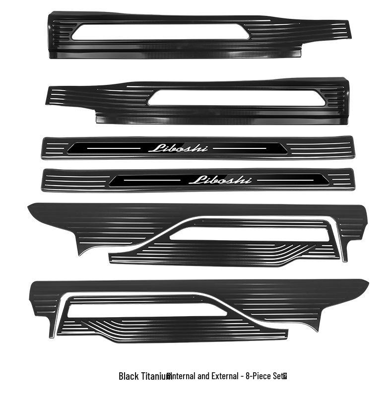 24 Buick GL8 PHEV Stainless Steel Door Sill Scuff Plates Interior Upgrade