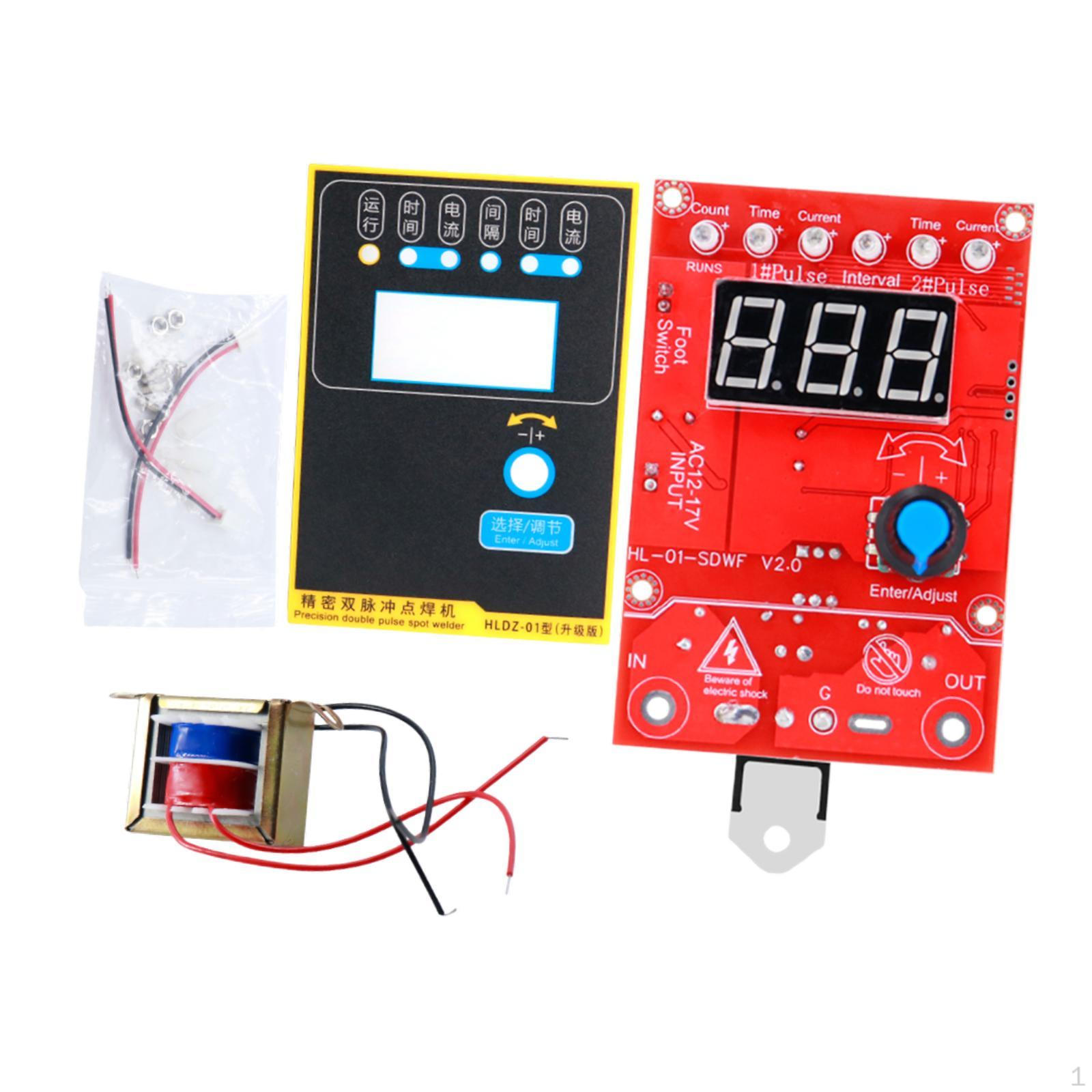 

Плата управління зварювальним апаратом 41A Регулювання часу Високопродуктивні деталі Цифрова панель контролера Зварювання 110V