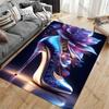 Elegance beauty shoe floral design carpet Yoga living room room decor children's crawling mat doormat area rug games mat