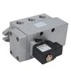 Electric Solenoid Valve G1 2in 2 Position 5 Way Single Control Directional Valve K25DH‑15DC24V