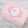 Marimo Craft Cardcaptor Sakura Compact Wallet, Pink, Approx. W95 X H180 X D30mm, MCSA-044