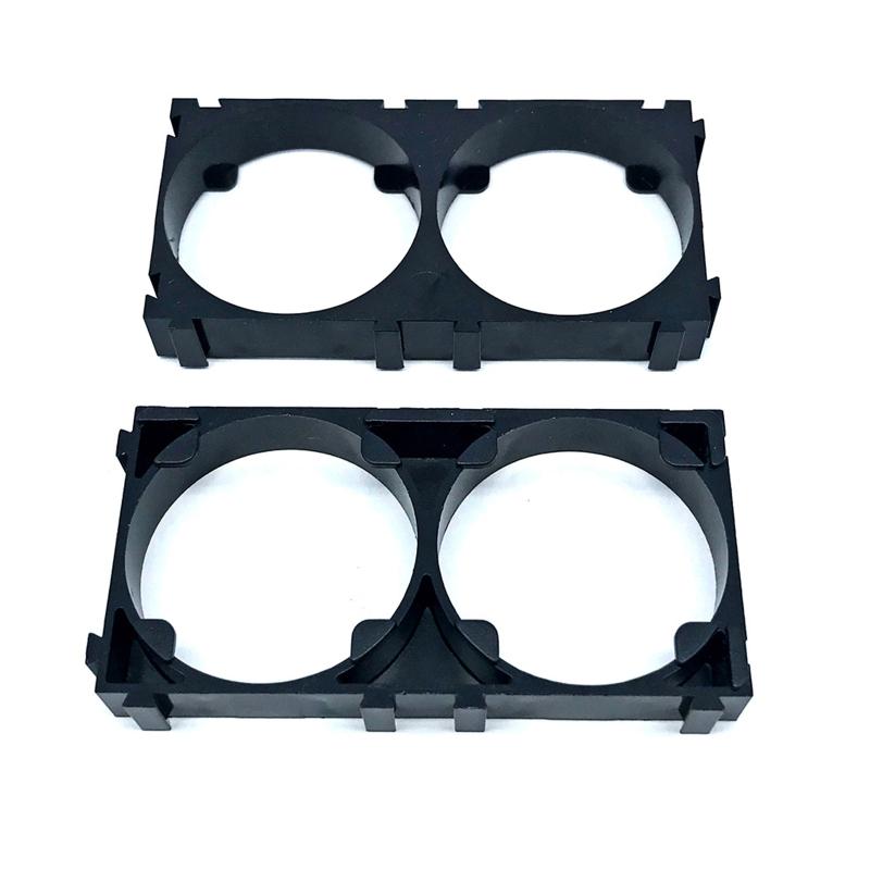 10 Pieces 32650 Battery Holder Bracket Cell Safety Plastic Brackets for 32650 Batteries Anti Vibration Plastic Brackets