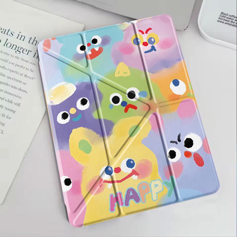 Multicolored Shaped Balls Tablet Case For iPad Air 4 5 M3 M2 1 2 M4 11inch Pro 2025 Pro 11th 10th 9th 8th 7th 12.9inch Mini 6 7