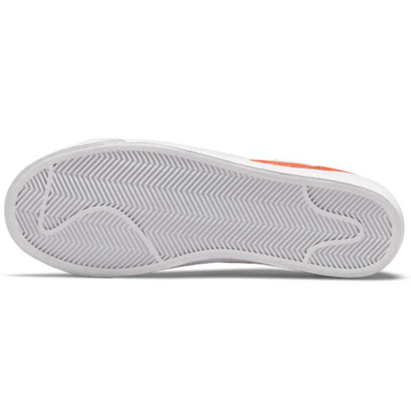 Nike Blazer Low '77 'White Orange' Women's Sneakers Skateboard Shoes DC4769-105