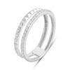 Silver Ring with Cubic Zirconia 0.29ct, Item Weight 1.83 G (2197713)