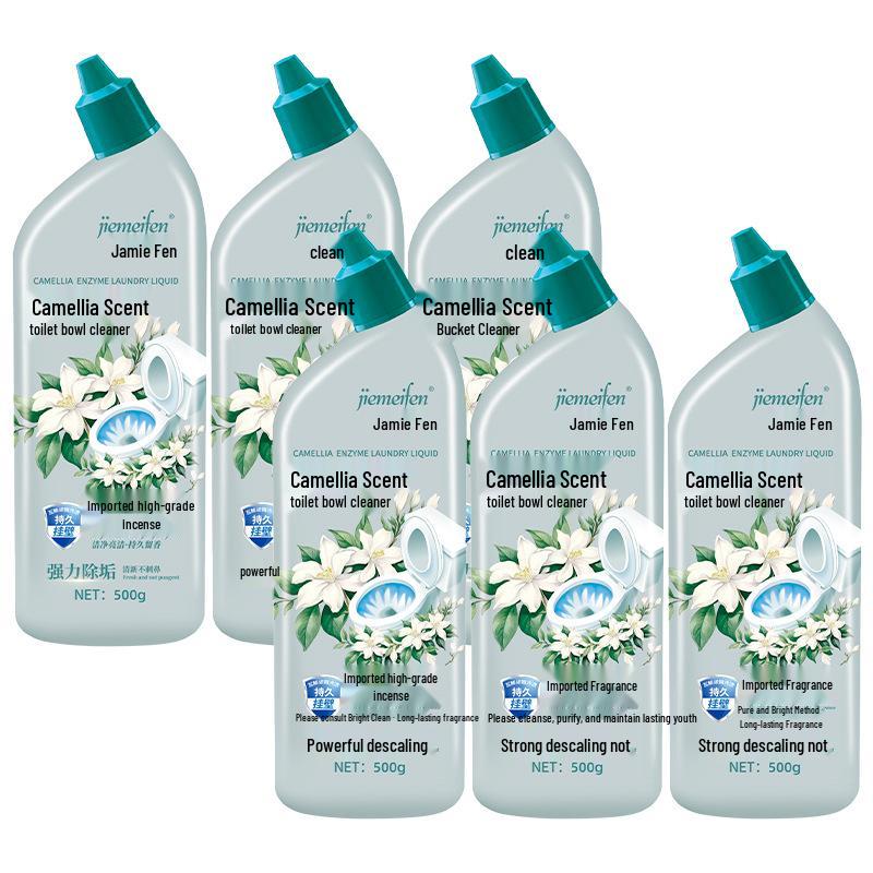 Jiemeifen Camellia Toilet Bowl Cleaner 500g - Stain Remover & Descaler [Buy 1 Get 6]