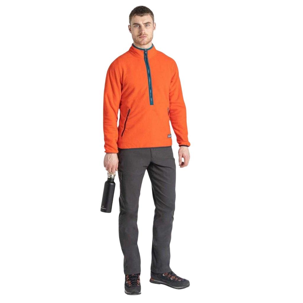 CRAGHOPPERS Mens Mock Neck Regular Sweatshirt