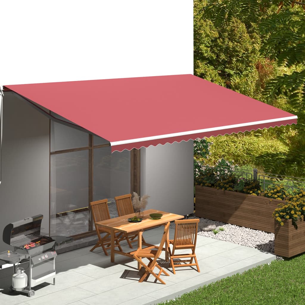 Awning Cover Burgundy Red 6x3.5 M