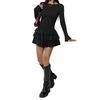 Spring 2026 Women's Solid Color Slim Fit Fashionable Dress