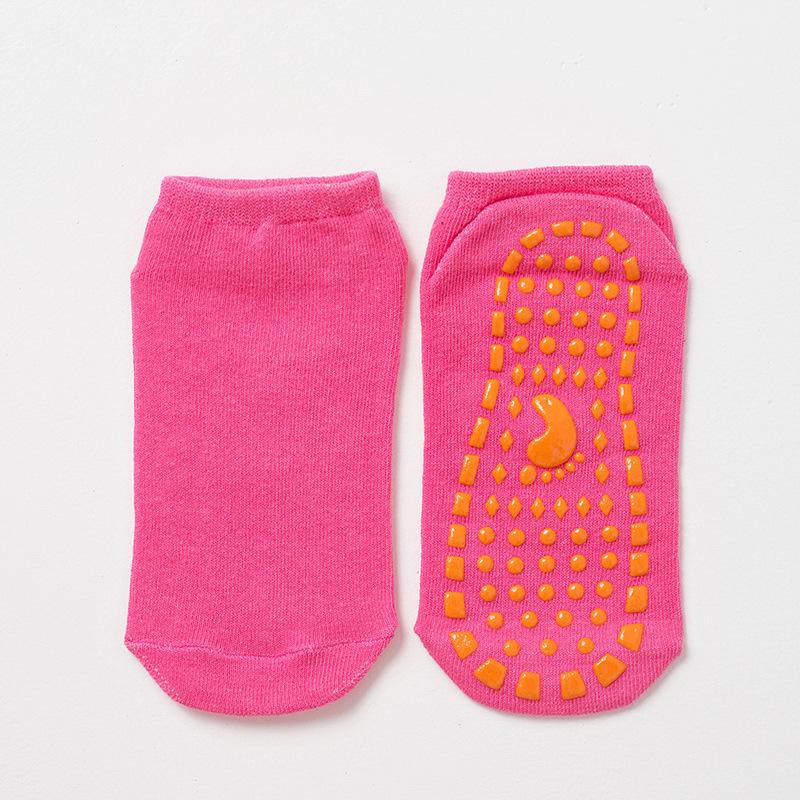 New Baby Children Cotton Anti Skid Socks Trampoline Socks Adult Comfortable Wear Non Slip Sports Socks Yoga Socks Foot Massage