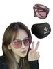 [$ole Only] Sole Only Foldable Sunglasses UV400 TR90 with Pouch, Fashion Glasses for Men and Women, Non-Prescription, Colored Lenses, Popular for