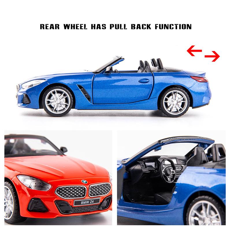 1/30 Scale BMW Z4 M40i Convertible Model Car Diecast Toy Vehicle Gift Collection