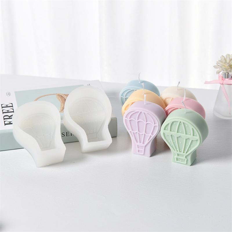 Heißluftballon Silikonform Kuchenbackform DIY Ballondesign Duftgips Seife Auto Aromatherapie Dekoration Harzform