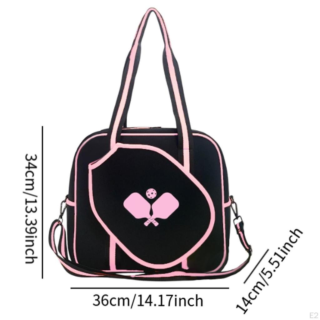 Pickleball Bag for Women Pickle Ball Tennis Professional Gym Handbag Crossbody