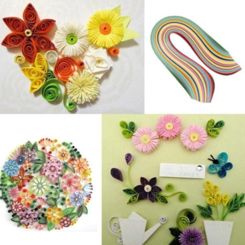 120 Strips 3mm Quilling Paper Mixed Origami HandCraft DIY Gfit Making Supplies