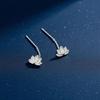 Popular Lotus Tassel Earrings: New Chinese Style Slimming Ear Studs with Lotus Pod Flower for Women