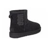 UGG Classic Mini UGG Rubber Logo 'Black' Women's 1108231-BLK