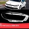 Car Headlamp Cover Headlight Lens Glass Cover Lampshade Bright Shell Lens Covers For Volkswagen VW Scirocco Pre-facelift 2008-14