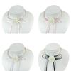 Sweet and Stylish Necklace for Women with Rose Bud Pendant Choker Necklace Pearls Neck Chain for Fashion Forward Women
