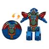 3-In-1 Transformable Gyro Robot Abs Silent Stress Reliever Portable Mini Mechanical Fidget Toy Sensory Education Toy For Kids