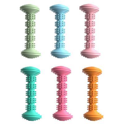 Spiky Dog Chew Toy Dog Teeth Cleaning Toy Safe Dog Toothbrush Toy for Puppies Teething Aggressive Chewers Oral Health
