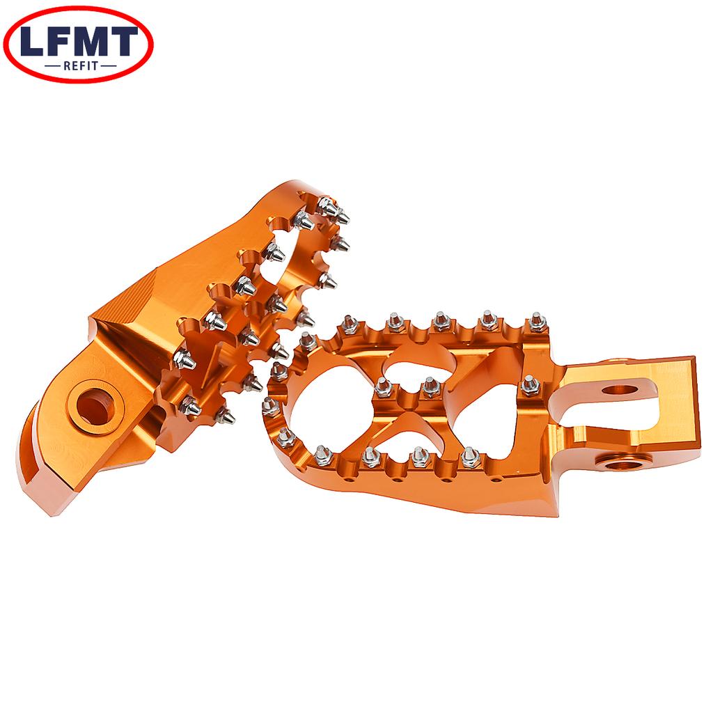 For KTM XC XCF SX SXF EXC EXCF XCW XCFW 125 150 250 300 350 450 500 2017-2023 Motorcycle CNC Foot Pegs Footpeg Pedals FootRest