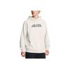Under Armour Rival Loose Fit Hooded Sweatshirt Men Sweatshirts Peak-White Black 1389428-110