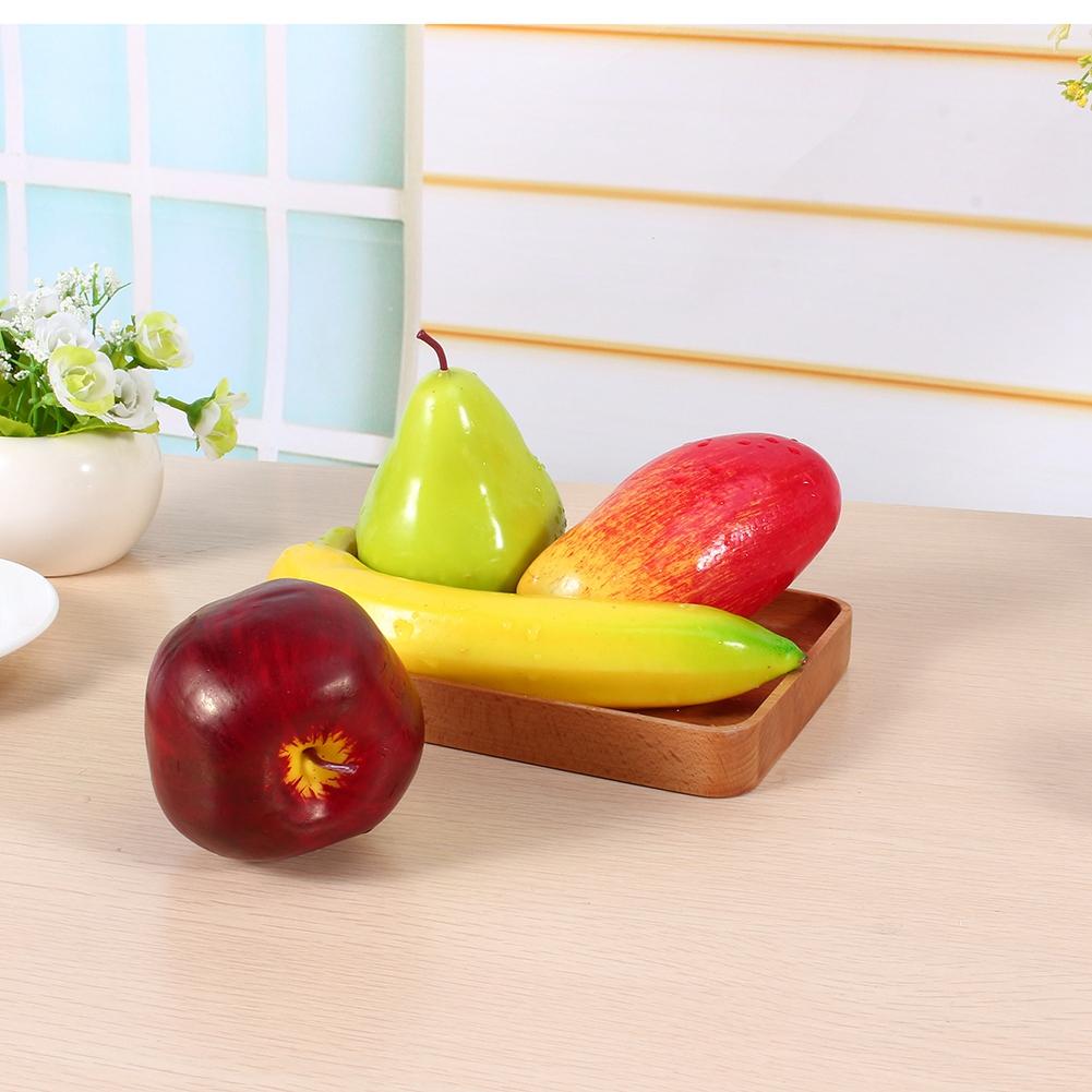 8pcs/set Plastic Fruit Kitchen Artificial Fake Food Display Home Party Decor Craft Lifelike
