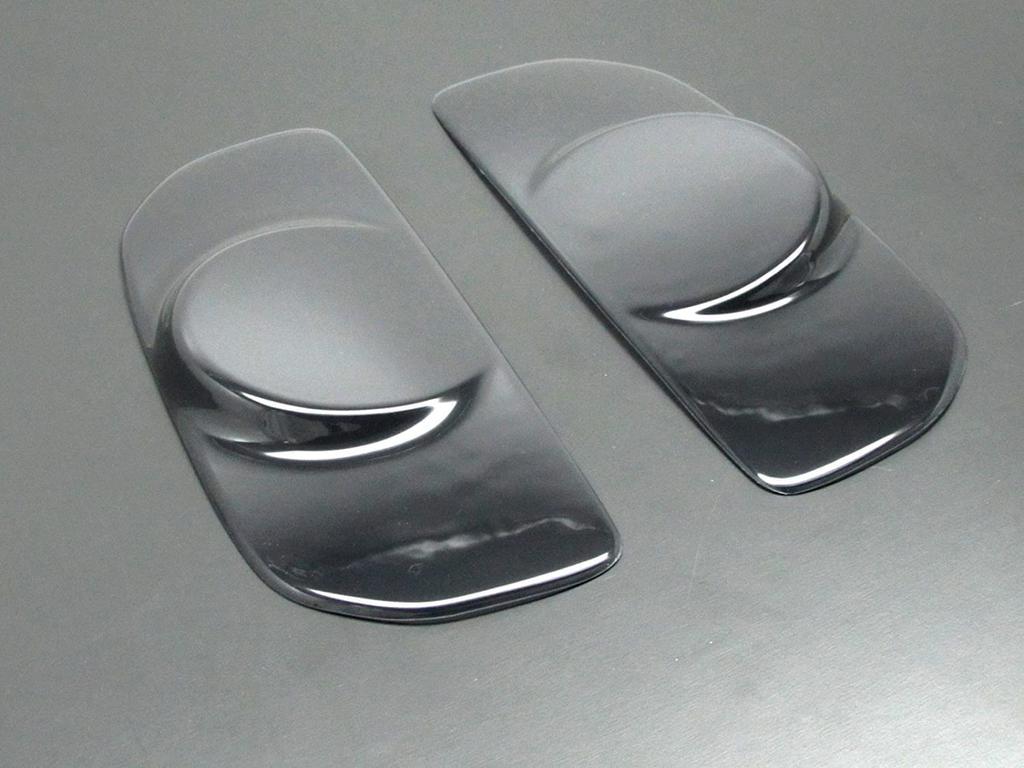 BRIGHTZ Smoked Tail Light Covers for Honda Hustler Fits MR 41 models MR31S/MR41S (SMO-REA-101) - MR31, MR41, R31, R41, 31,
