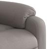 Electric Recliner Chair Taupe Fabric