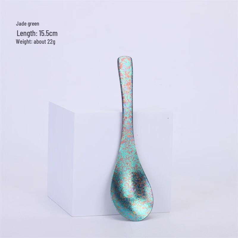 Роскошная титановая хрустальная суповая ложка